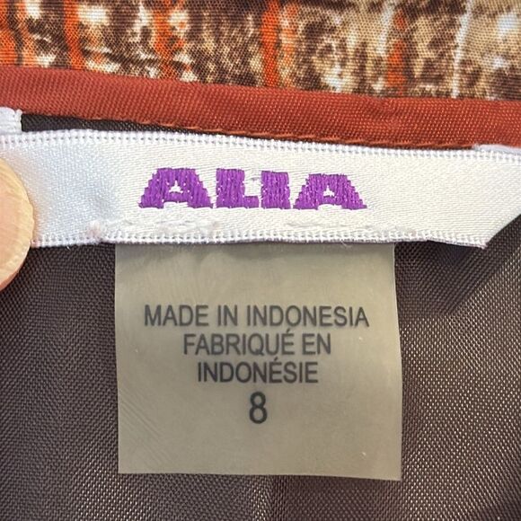 Women’s Alia zipper vest - brown & orange. Size 8 - Picture 7 of 8